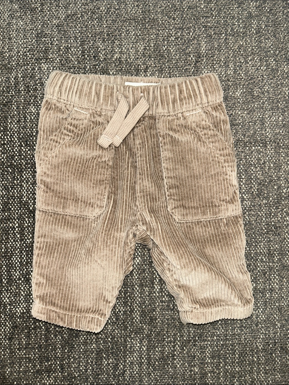 Little Planet by Carter’s Corduroy Baby Pants in Taupe